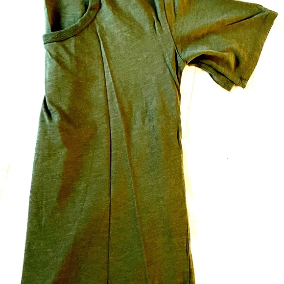 Forest Green Plain T-Shirt - Picture 2 of 2